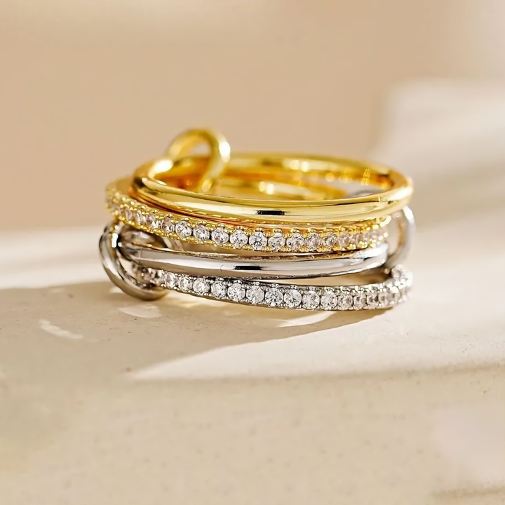 Ivy Stacked Diamond Ring