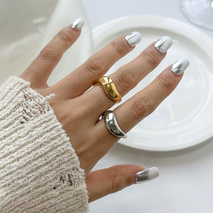 Lana Formless Gold Ring