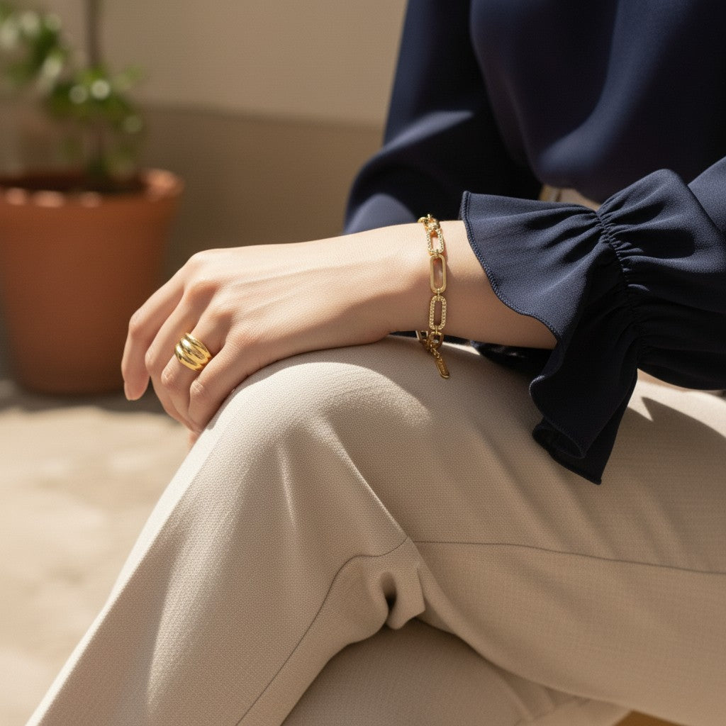 Coralie Diamond Chain Bracelet Image