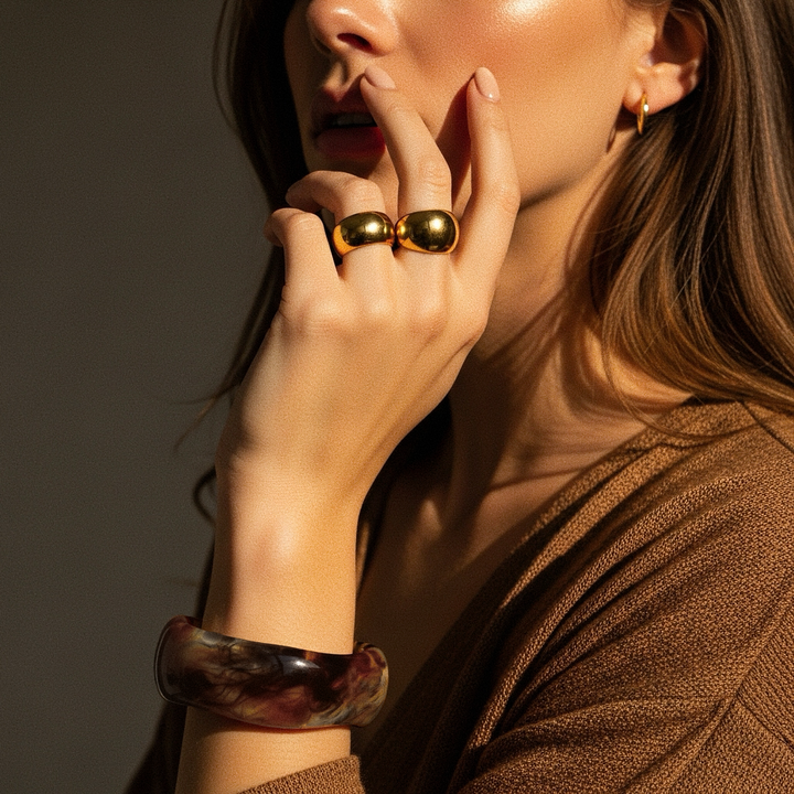 Julianna Sculpted Autumn Bangles
