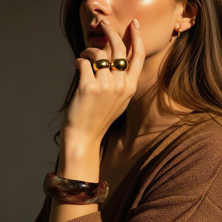 Julianna Sculpted Autumn Bangles