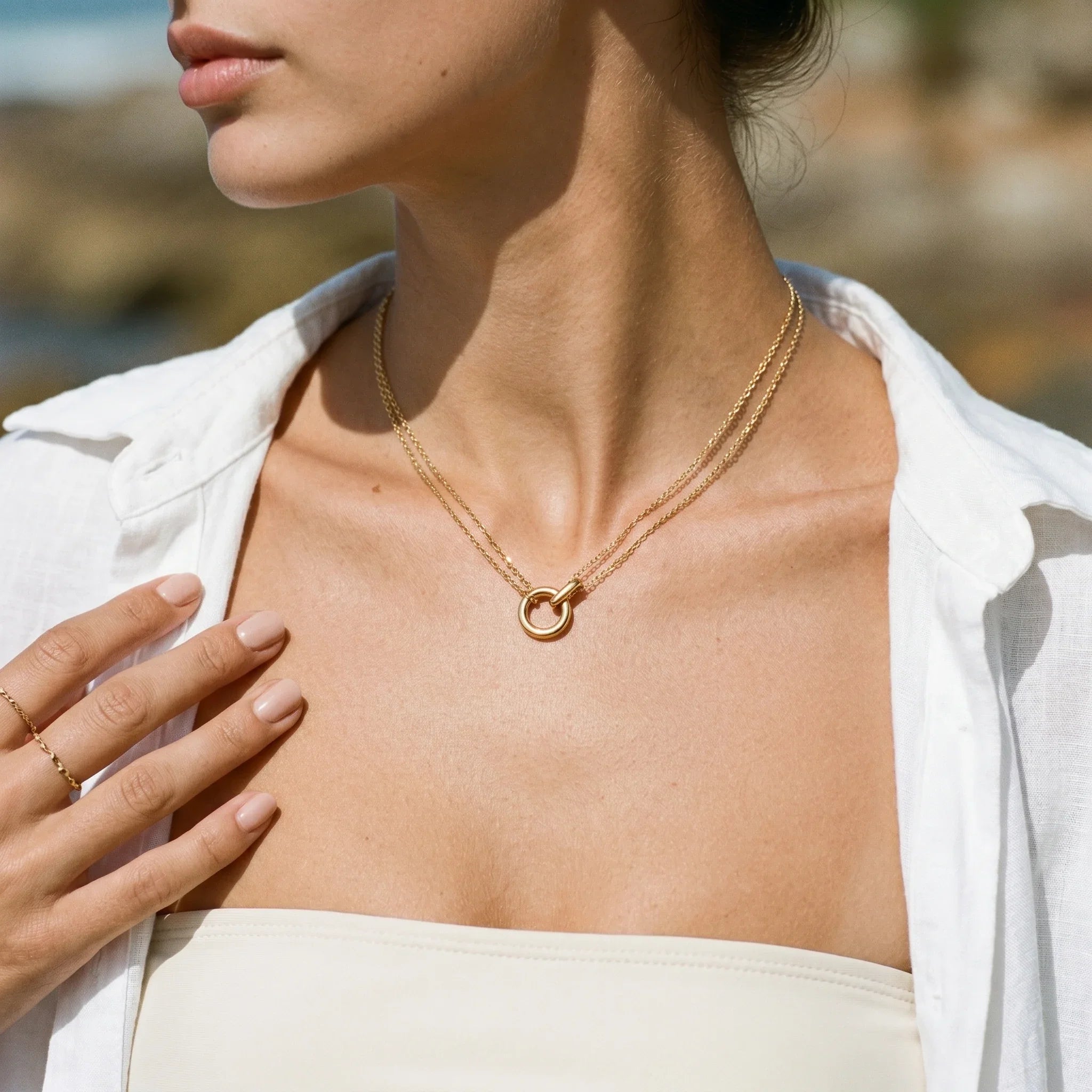 Harper Gold Chain Necklace Image