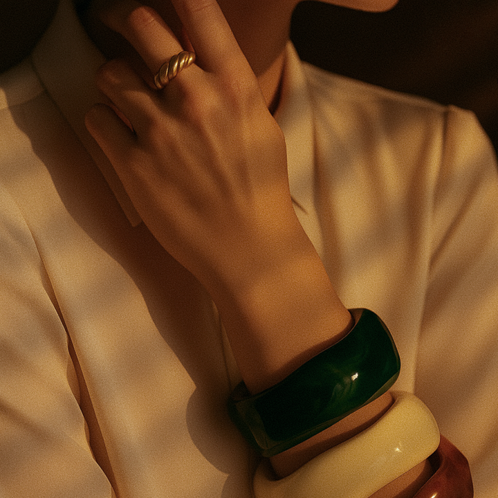 Julianna Sculpted Autumn Bangles