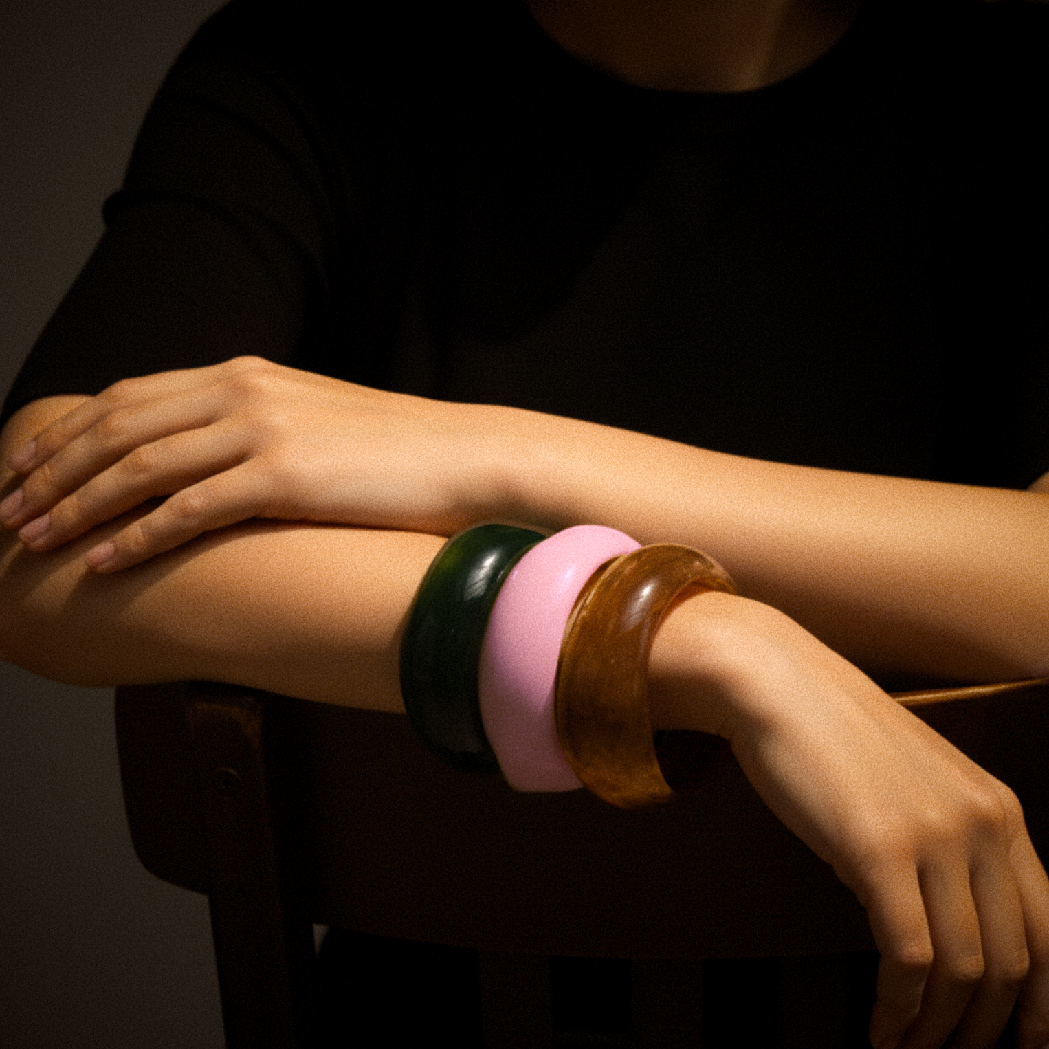 Julianna Sculpted Autumn Bangles Image
