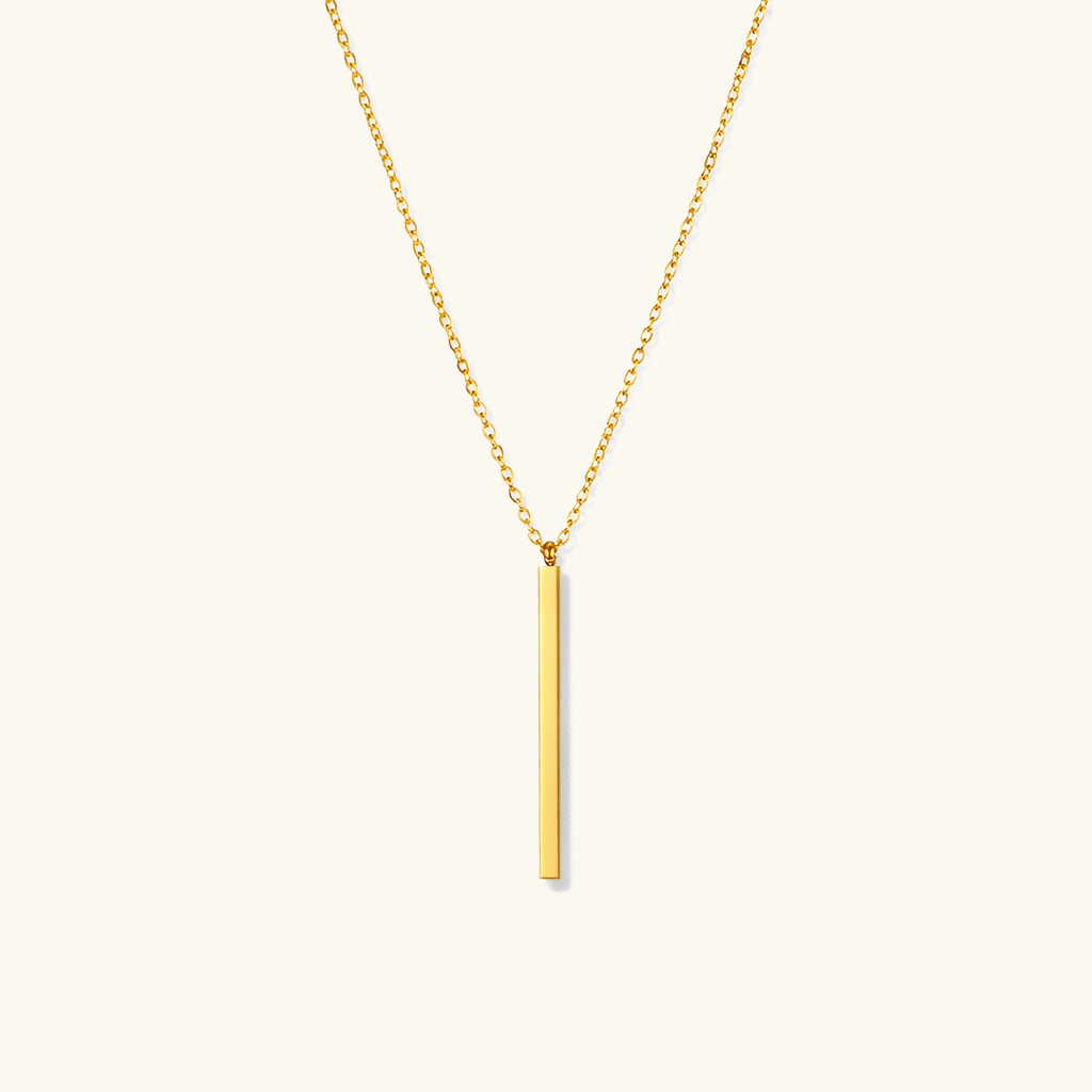 Allison Gold Bar Necklace Image
