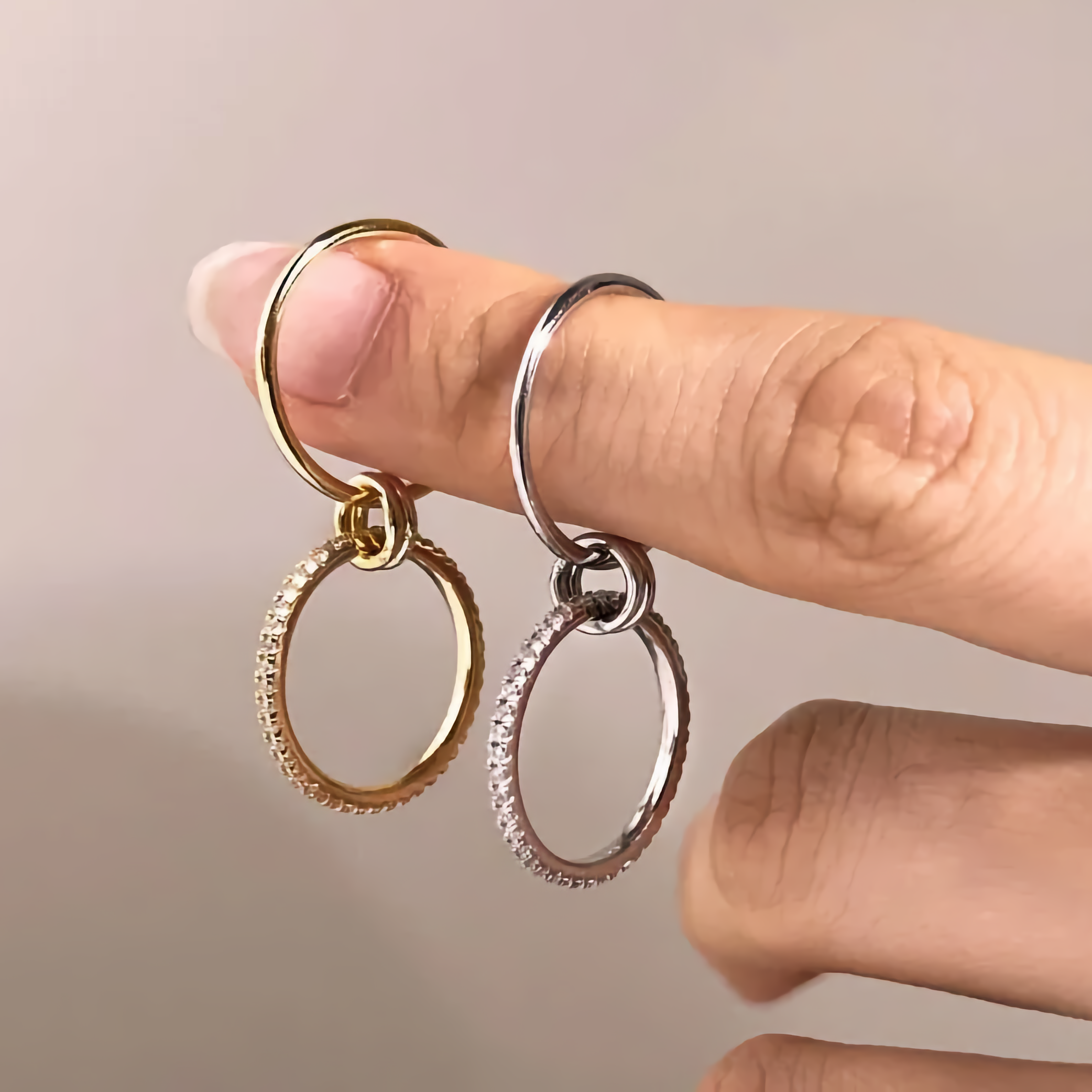 Adela Stacked Diamond Ring Image
