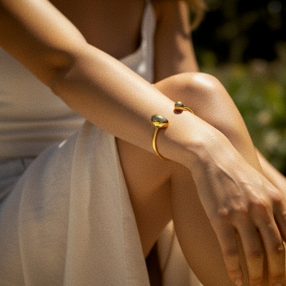 Mallory Minimalist Gold Cuff Image