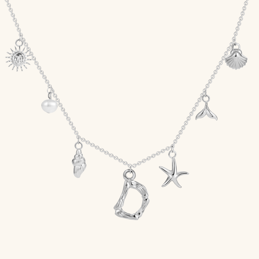 Avaria Ocean Initial Necklace Image