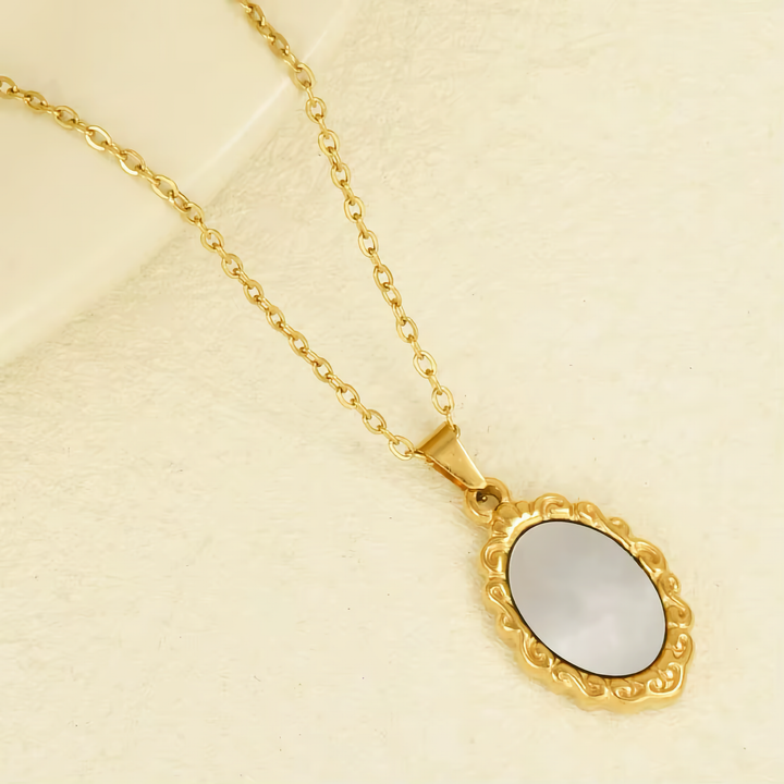 Roselle Vintage Mother Of Pearl Pendant