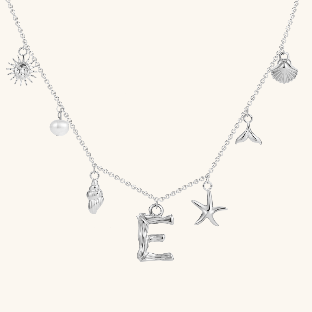 Avaria Ocean Initial Necklace Image