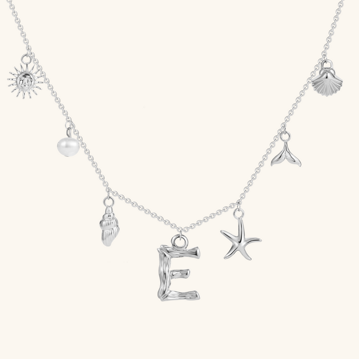 Avaria Ocean Initial Necklace
