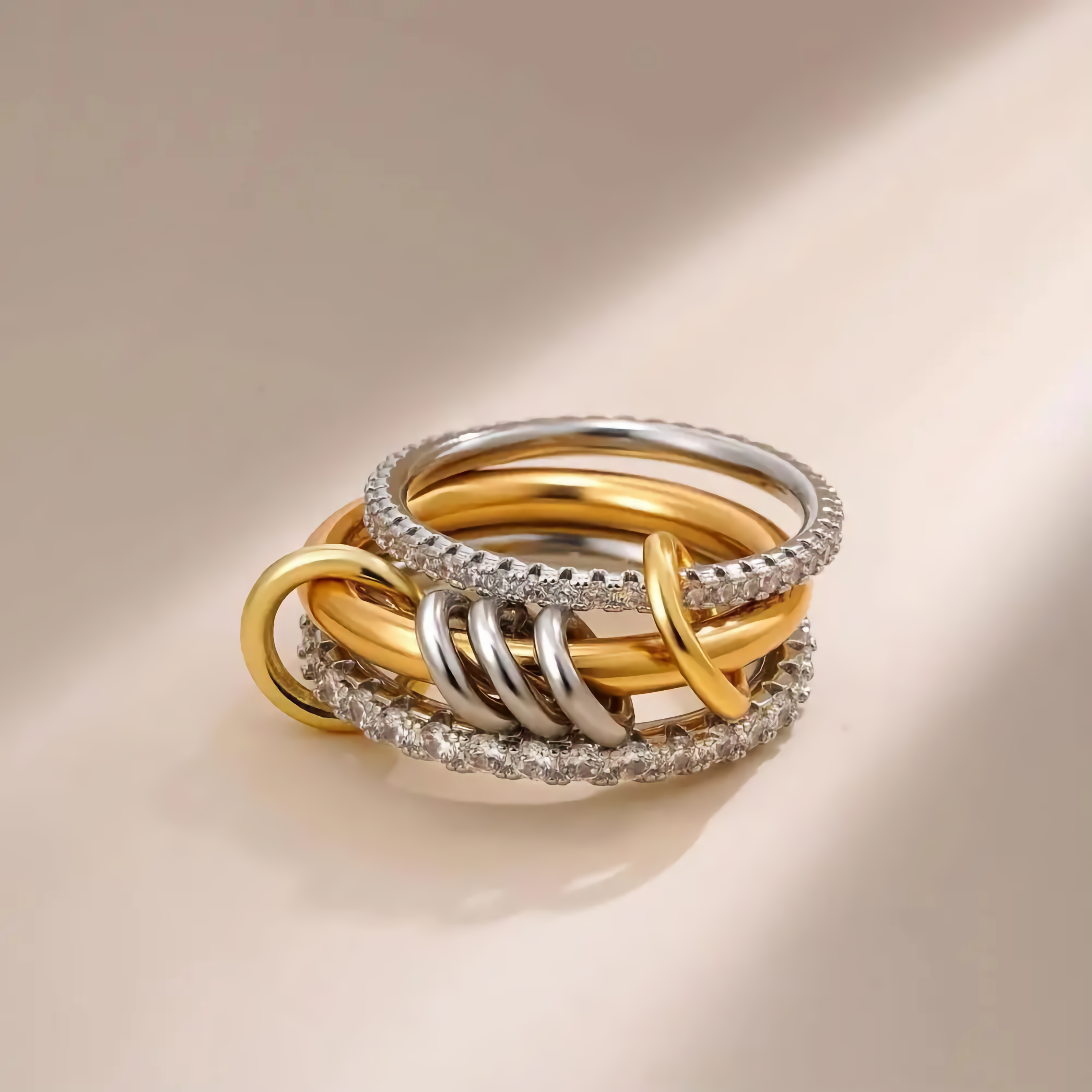 Cosette Stacked Diamond Ring Image