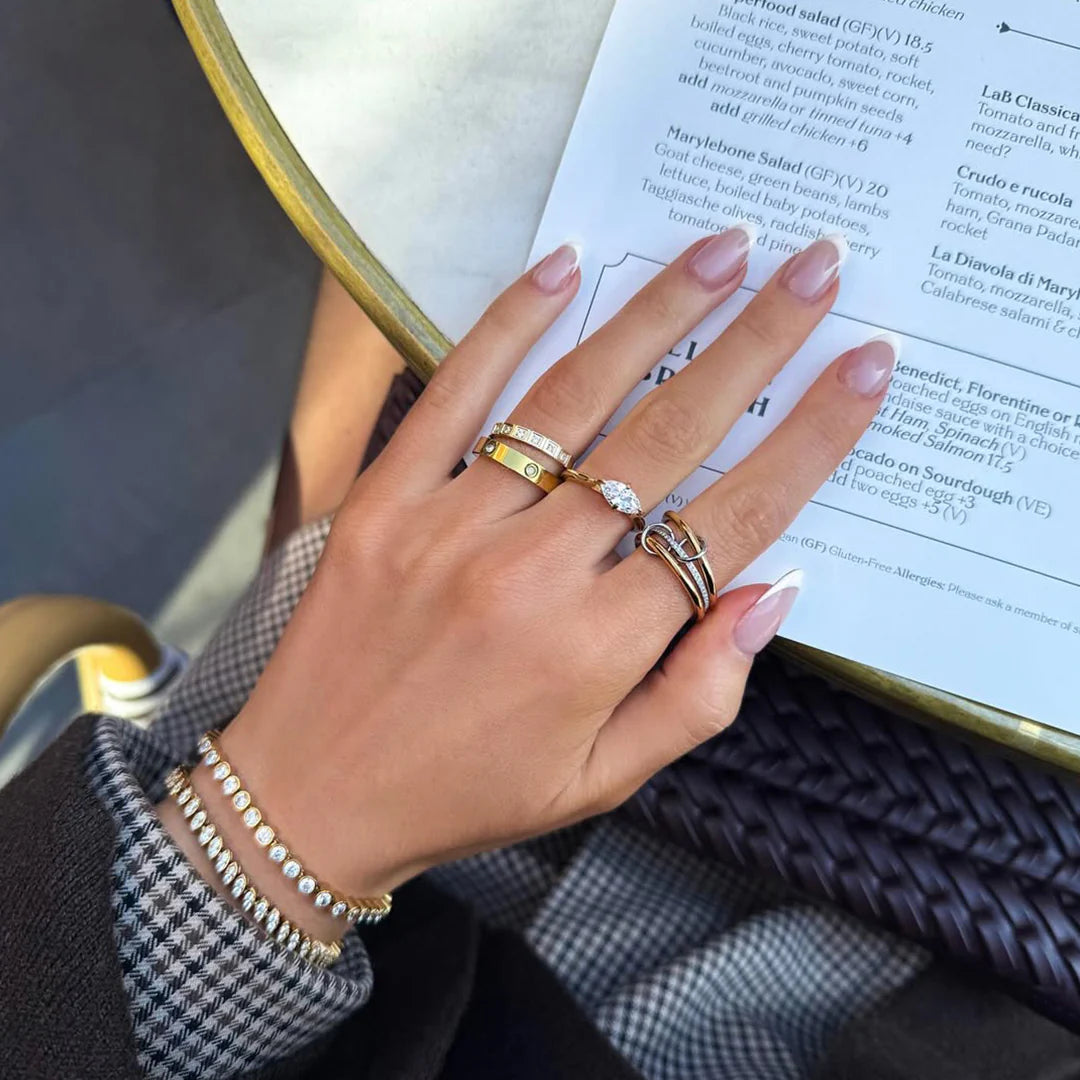 Chastity Diamond Ring Stack Image