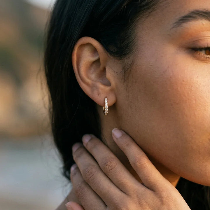 Alexandria Huggie Earrings