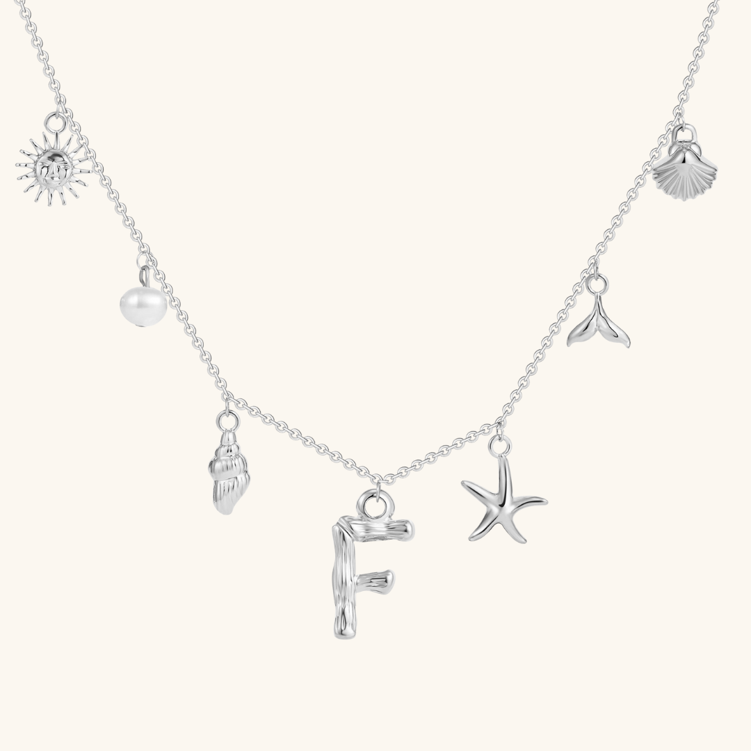 Avaria Ocean Initial Necklace Image
