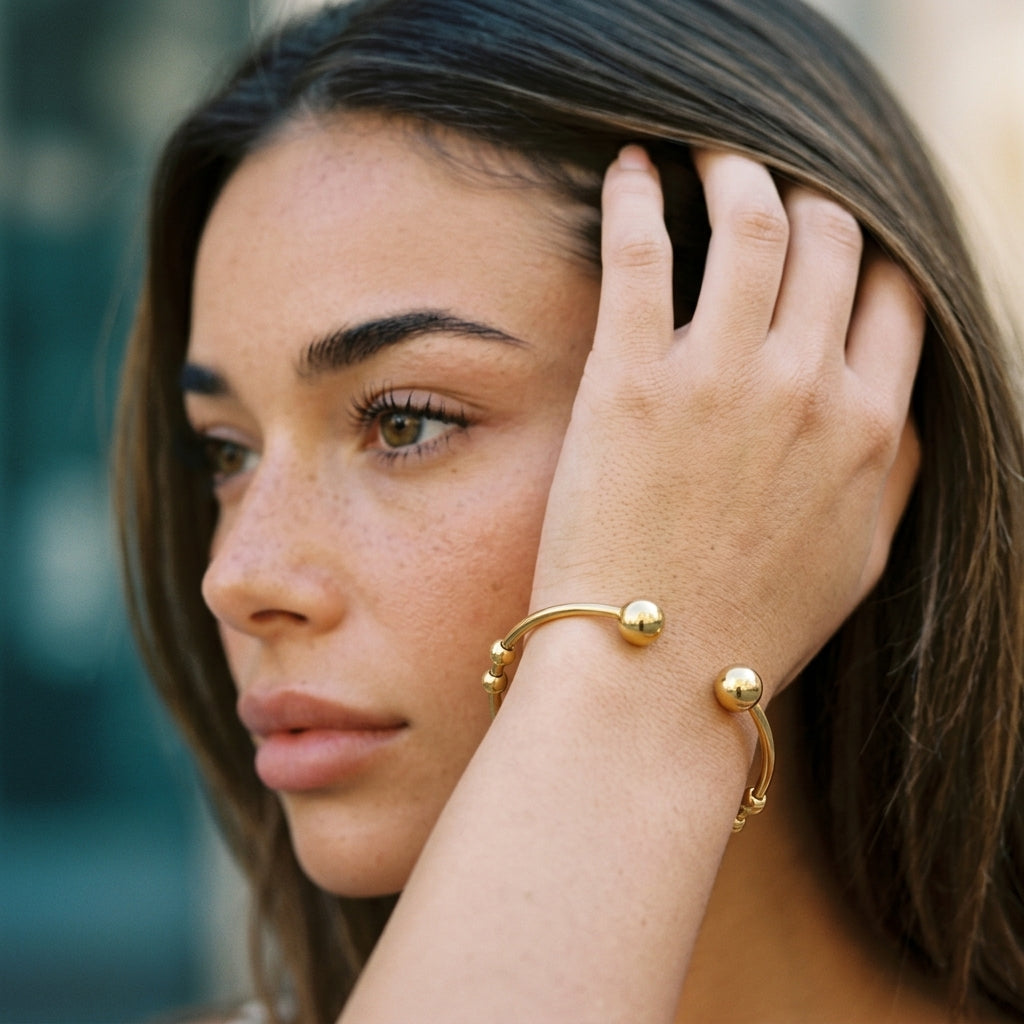 Alora Gold Bangle