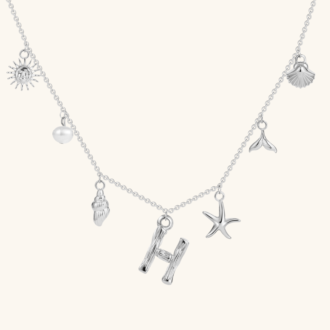 Avaria Ocean Initial Necklace Image
