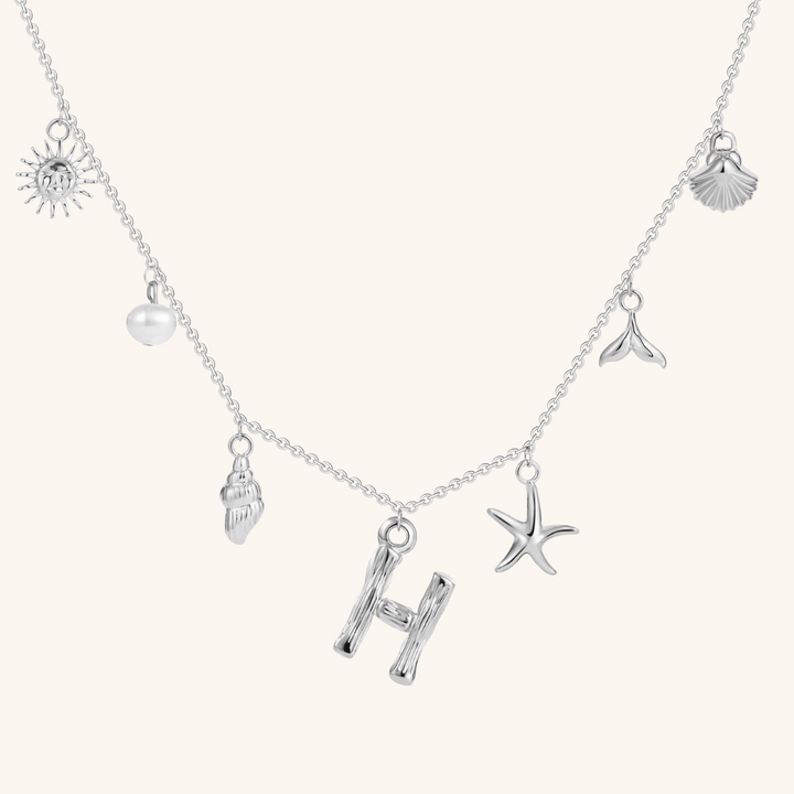 Avaria Ocean Initial Necklace
