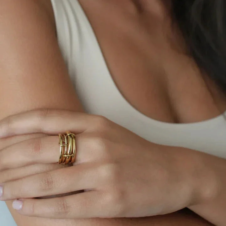 Christabel Diamond Ring Stack