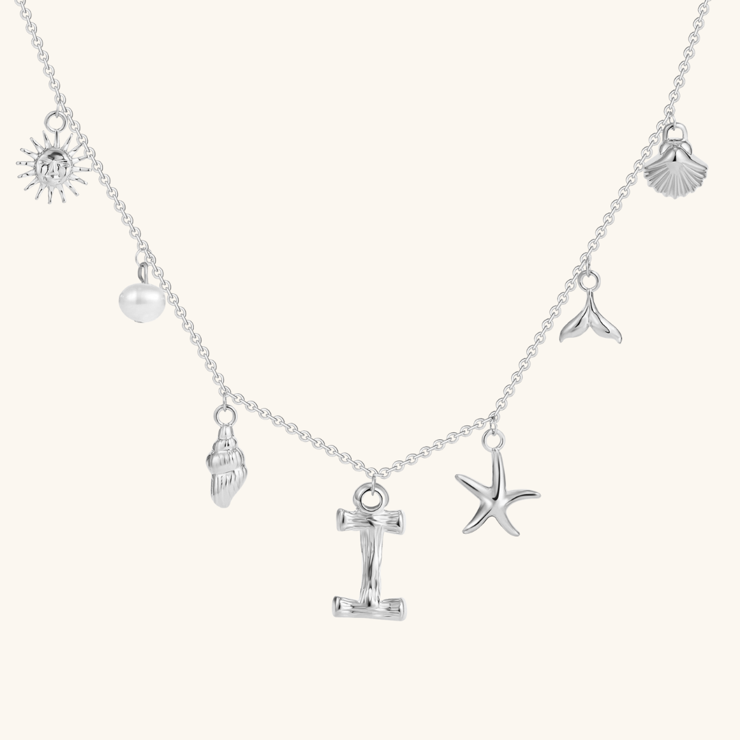 Avaria Ocean Initial Necklace Image