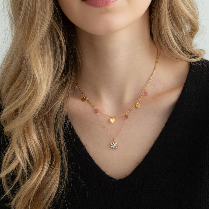Gala Gold Heart Necklace