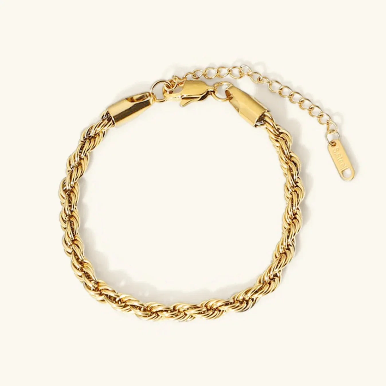 Clara Ropes Clara Rope Chain Gold Bracelet – Avaria