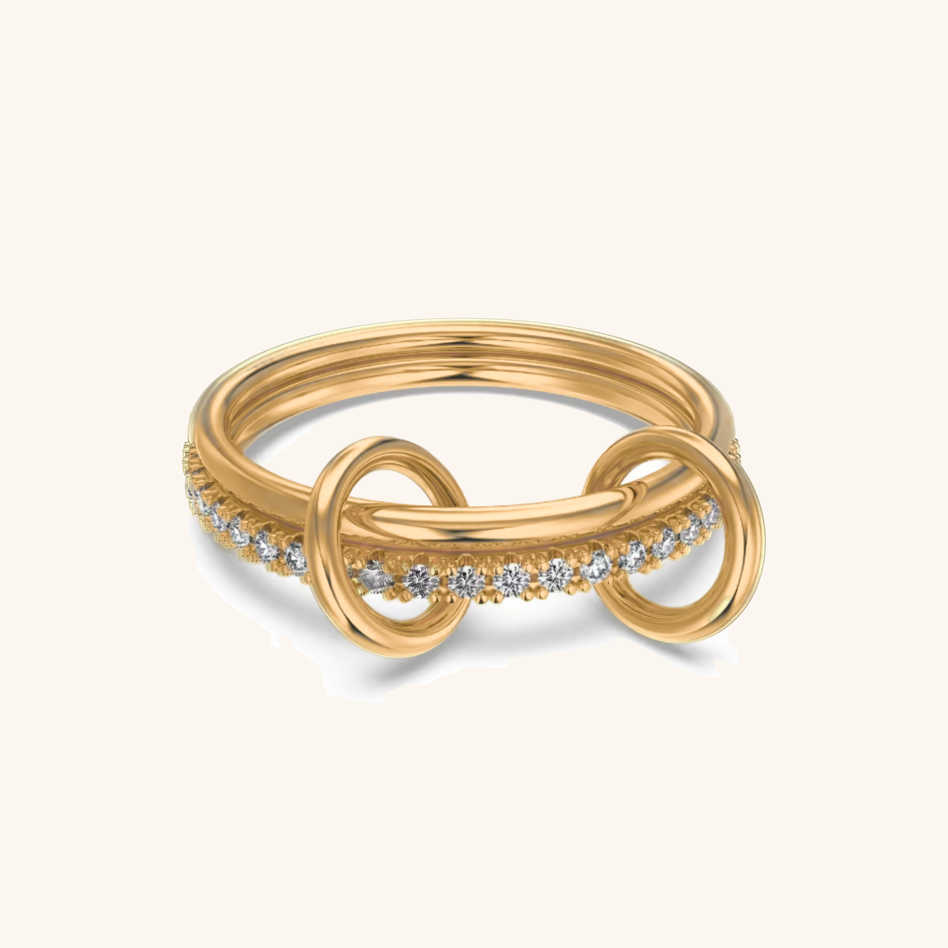 Adela Stacked Diamond Ring Image