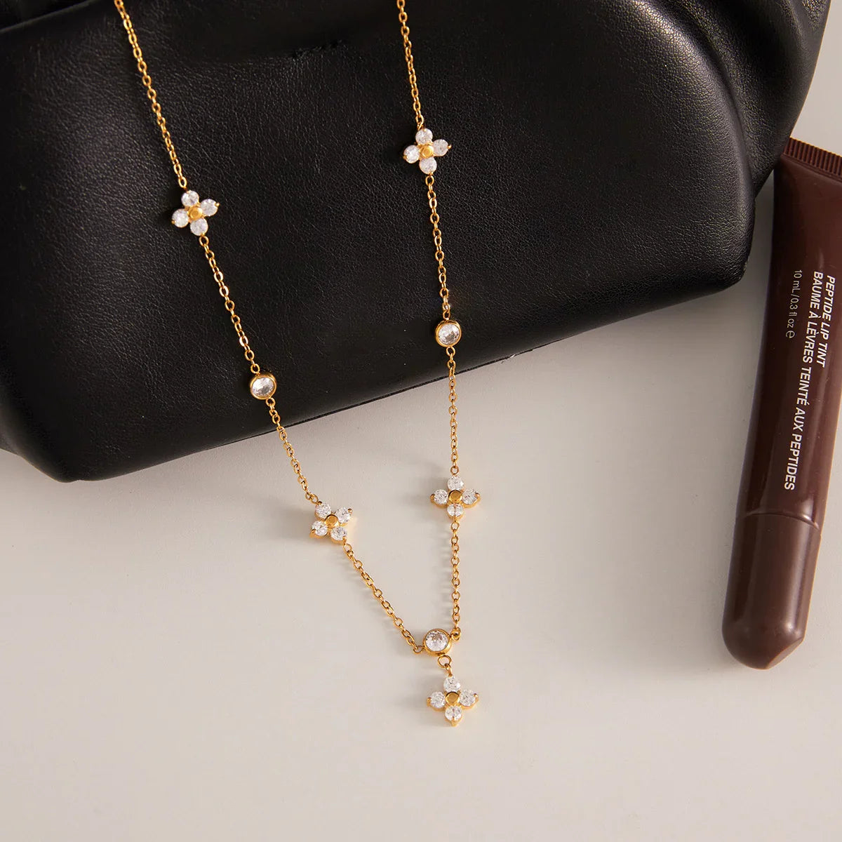 Fortune Diamond Clover Necklace Image
