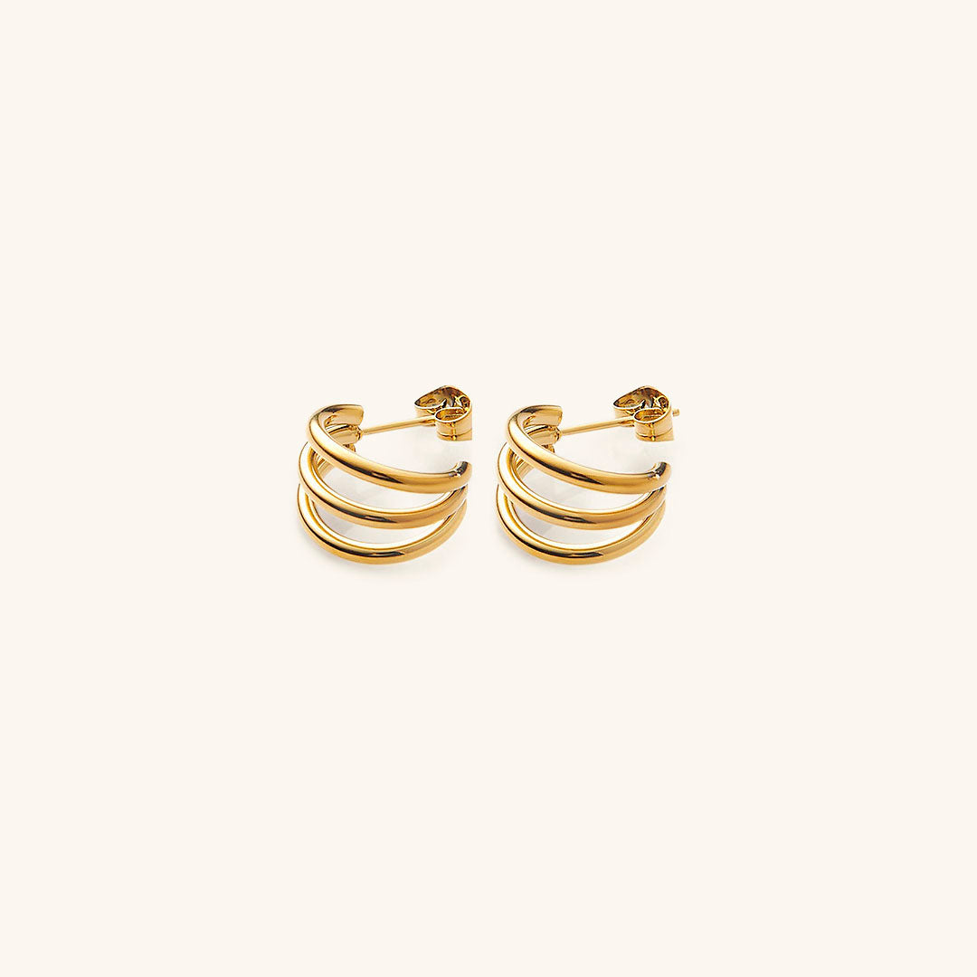 Cradle Gold Earrings Image
