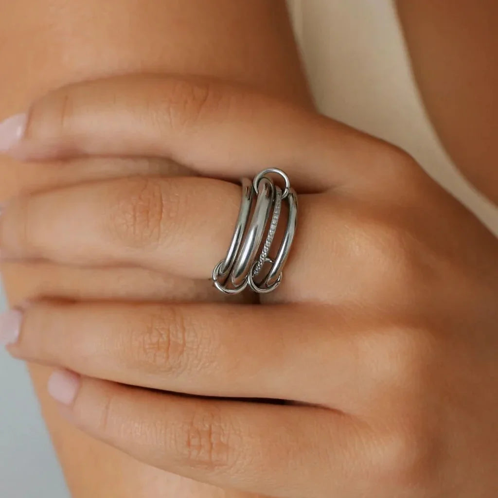 Emmanuelle Diamond Ring Stack
