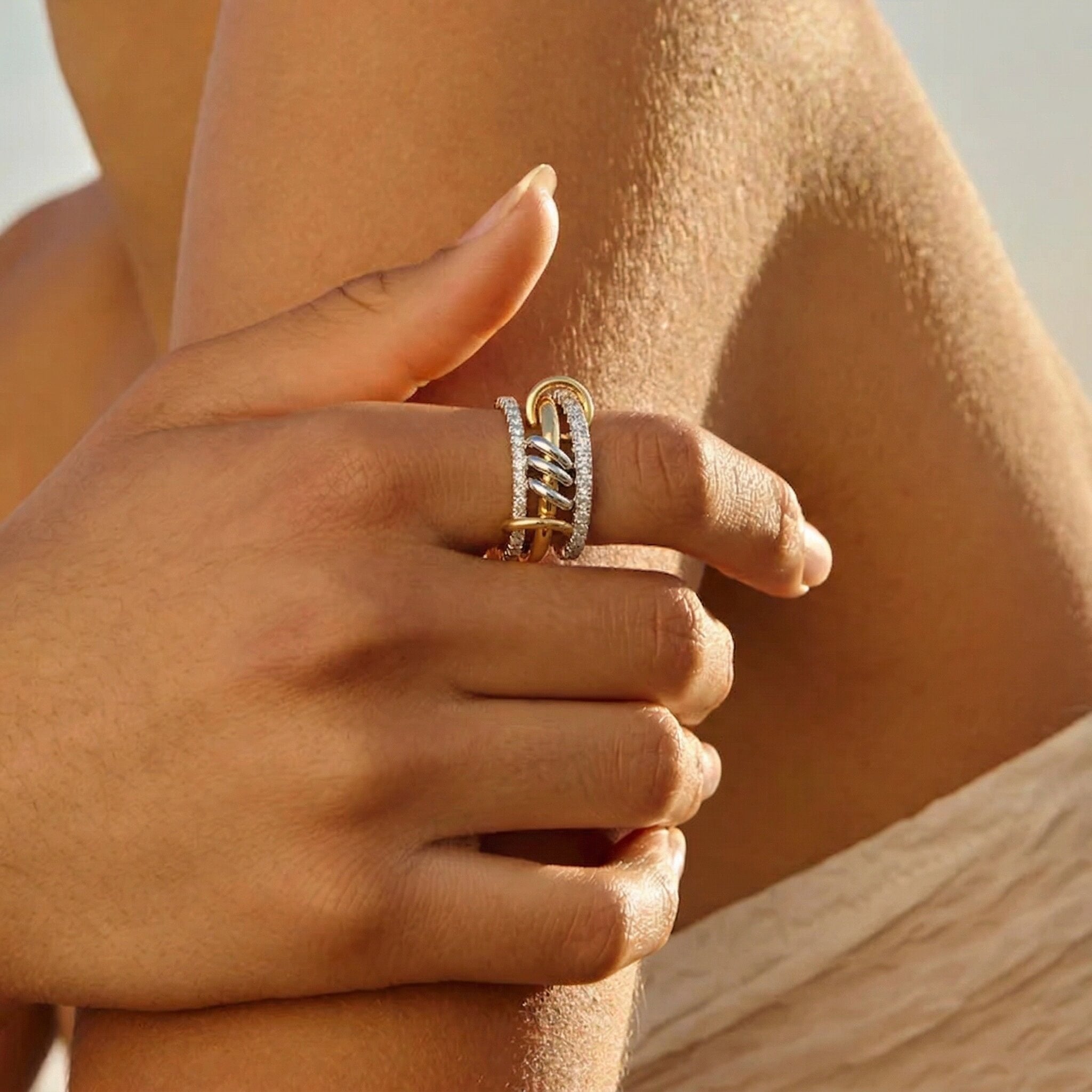 Cosette Stacked Diamond Ring Image