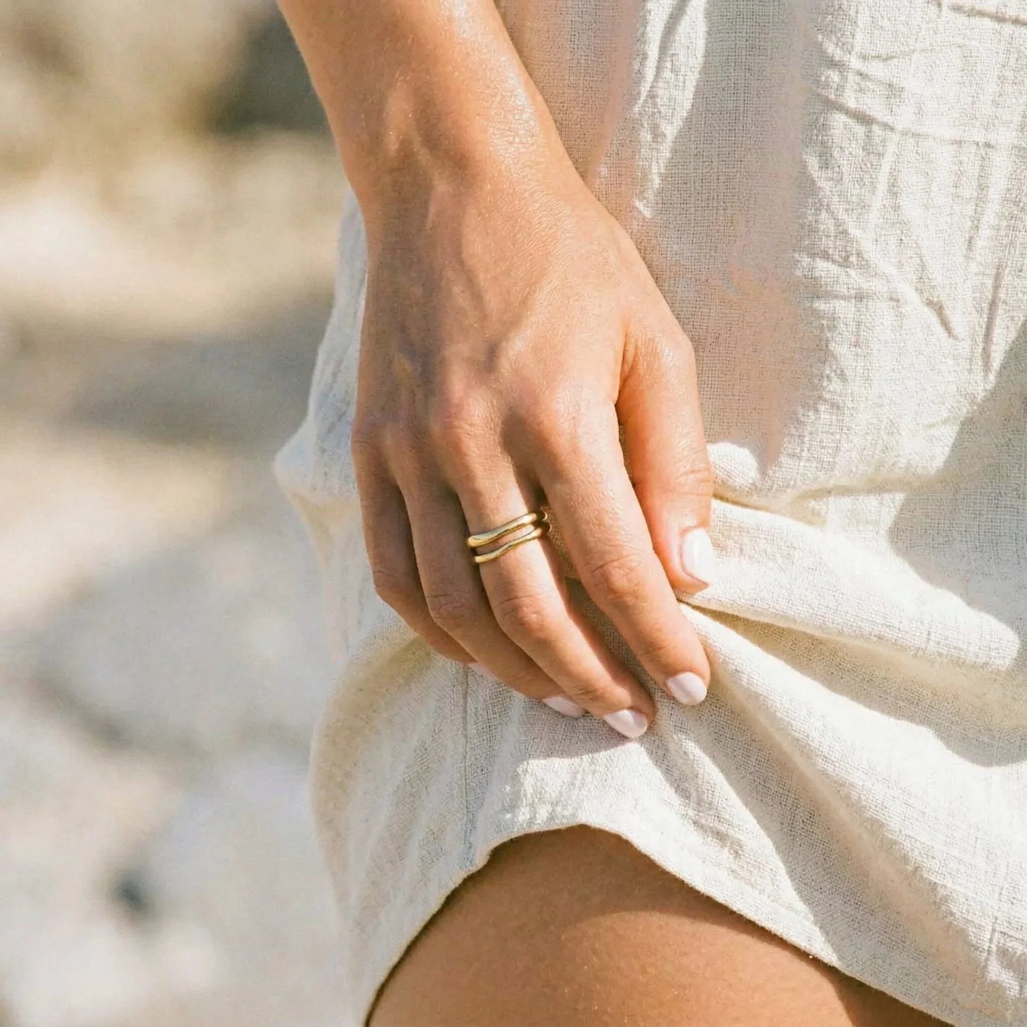 Dianne Gold Stacker Ring Image