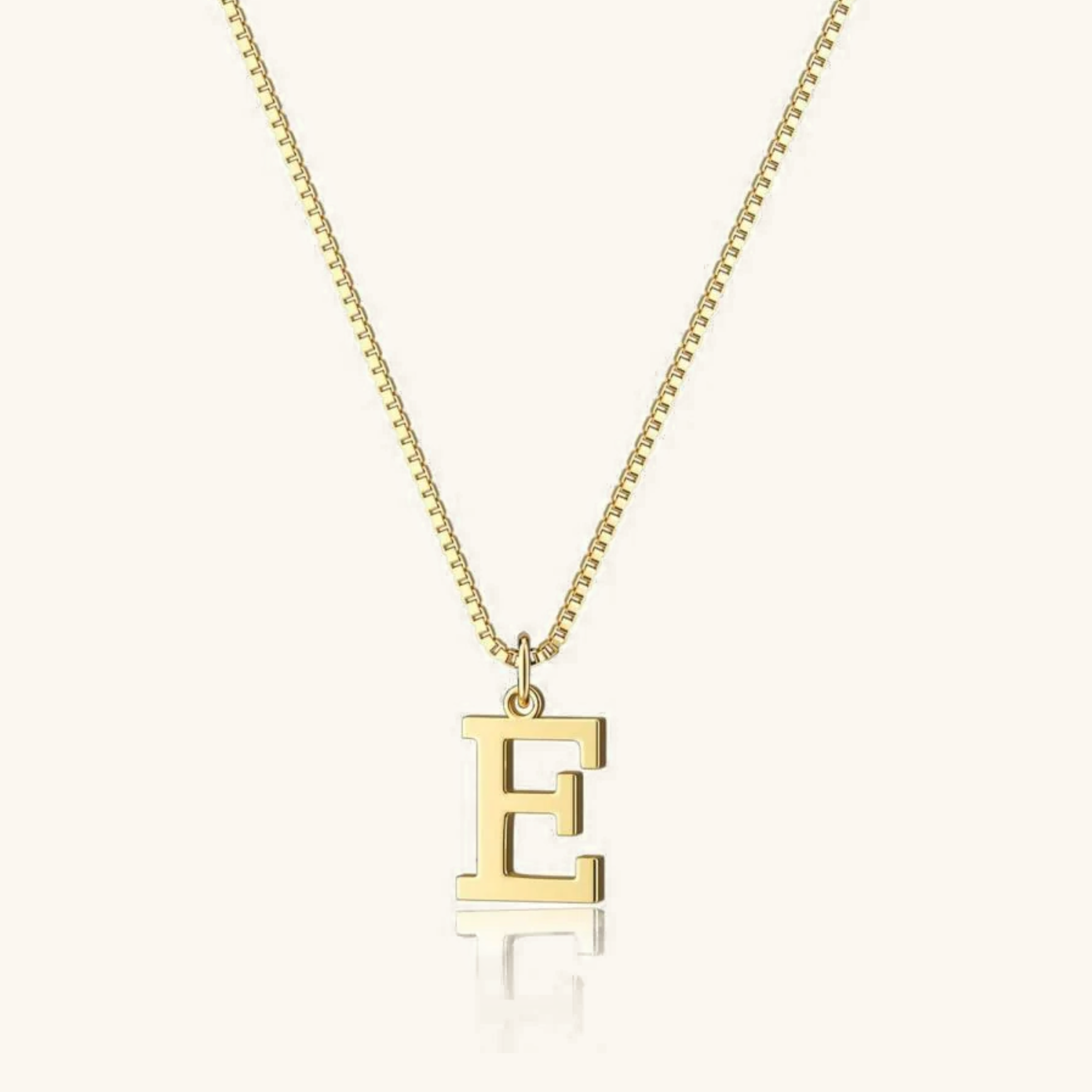 Therese Letter Initial Gold Necklace Image