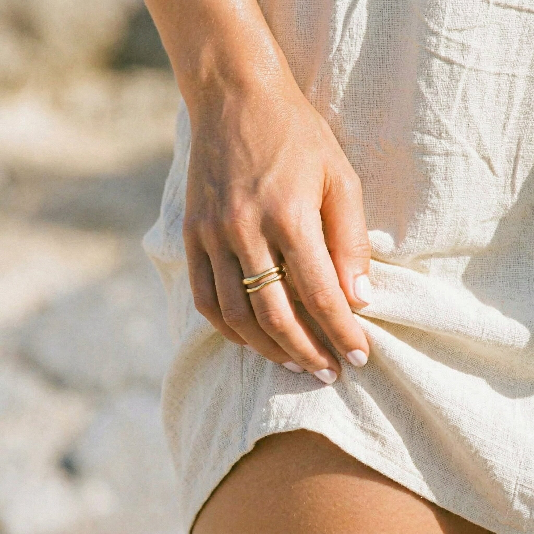Dianne Gold Stacker Ring Image