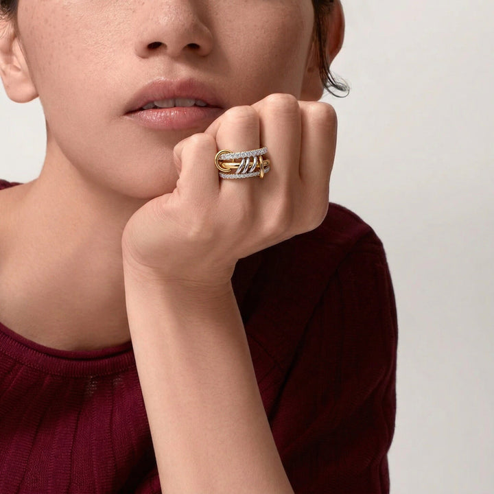 Cosette Stacked Diamond Ring
