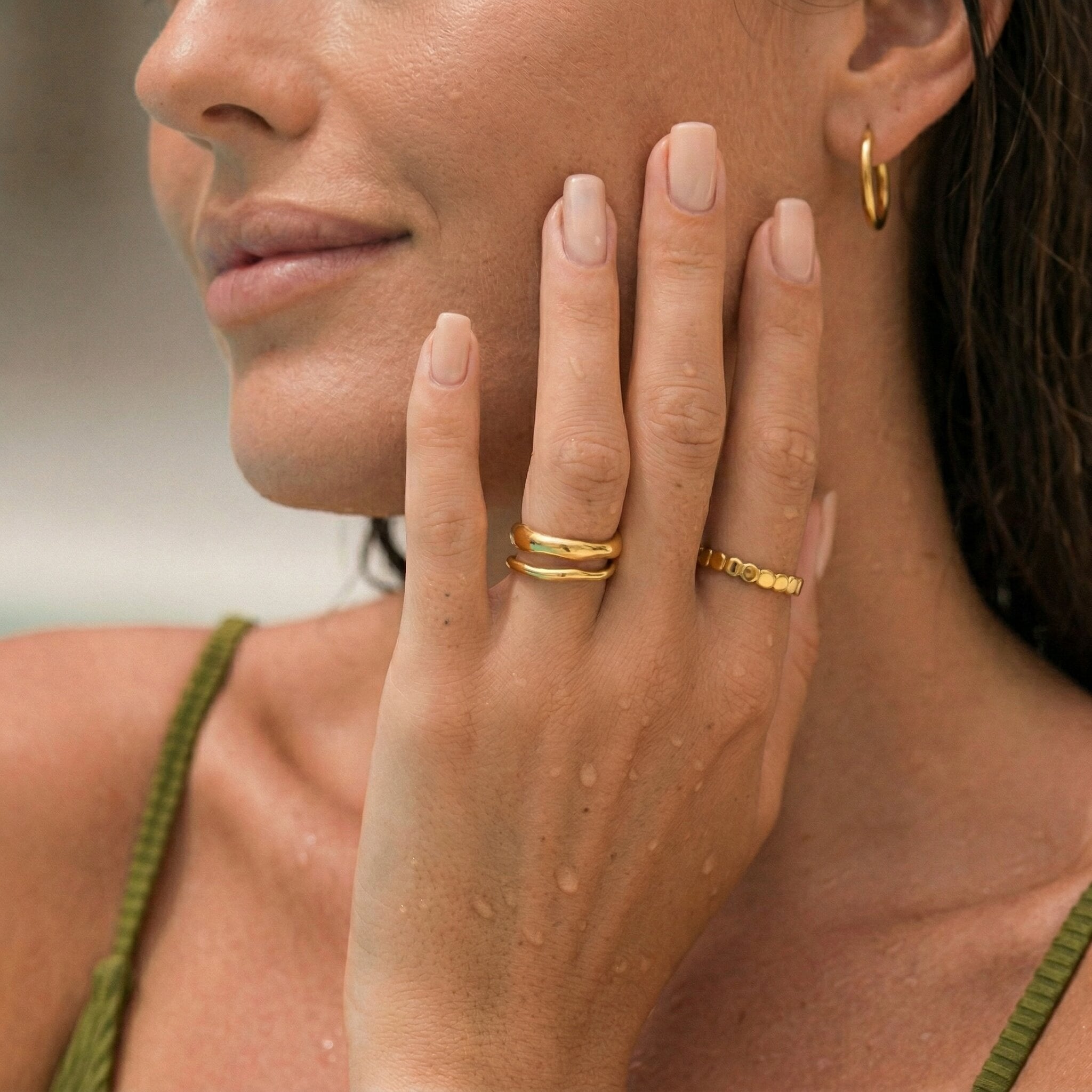 Dianne Gold Stacker Ring Image