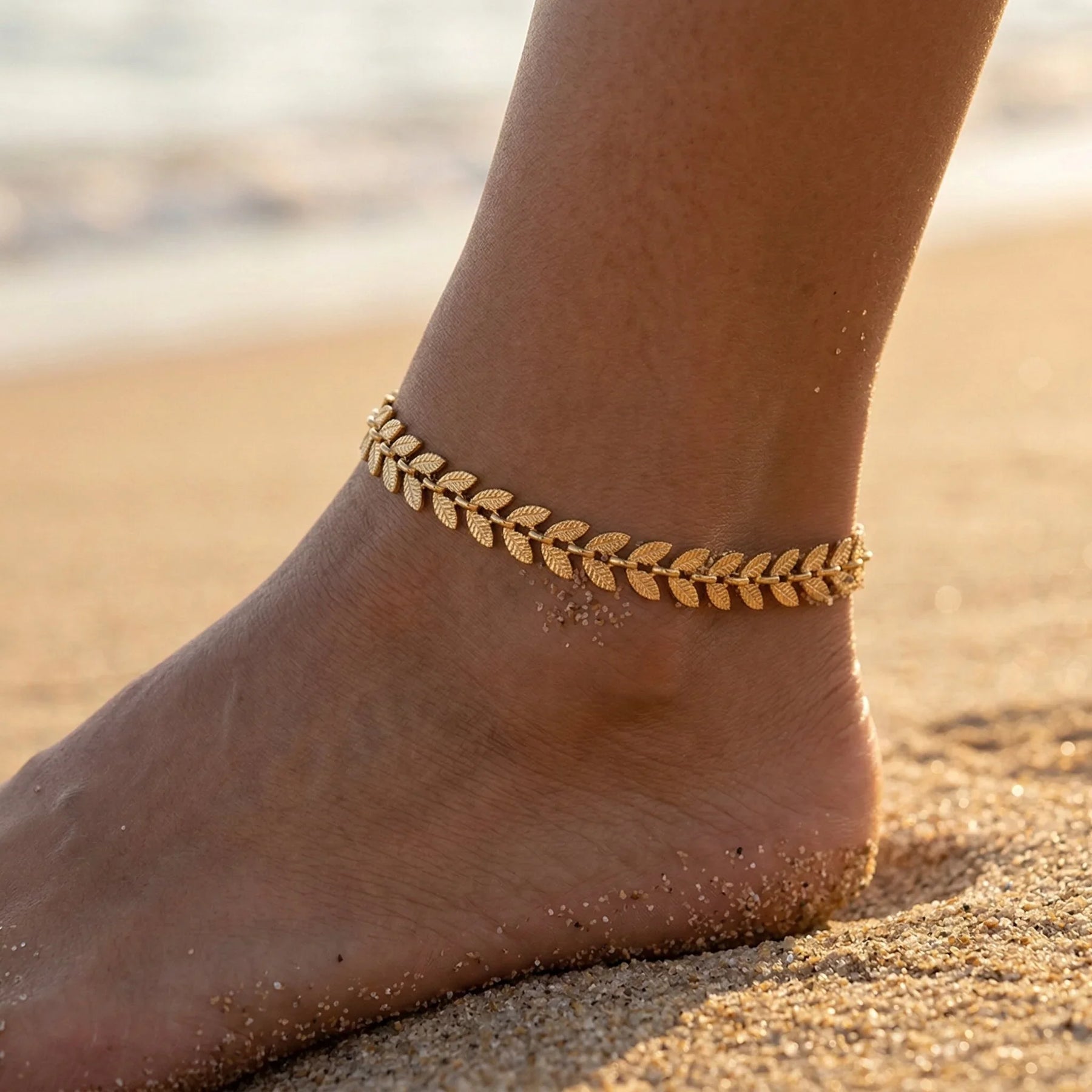 Madeline Gold Anklet – Avaria