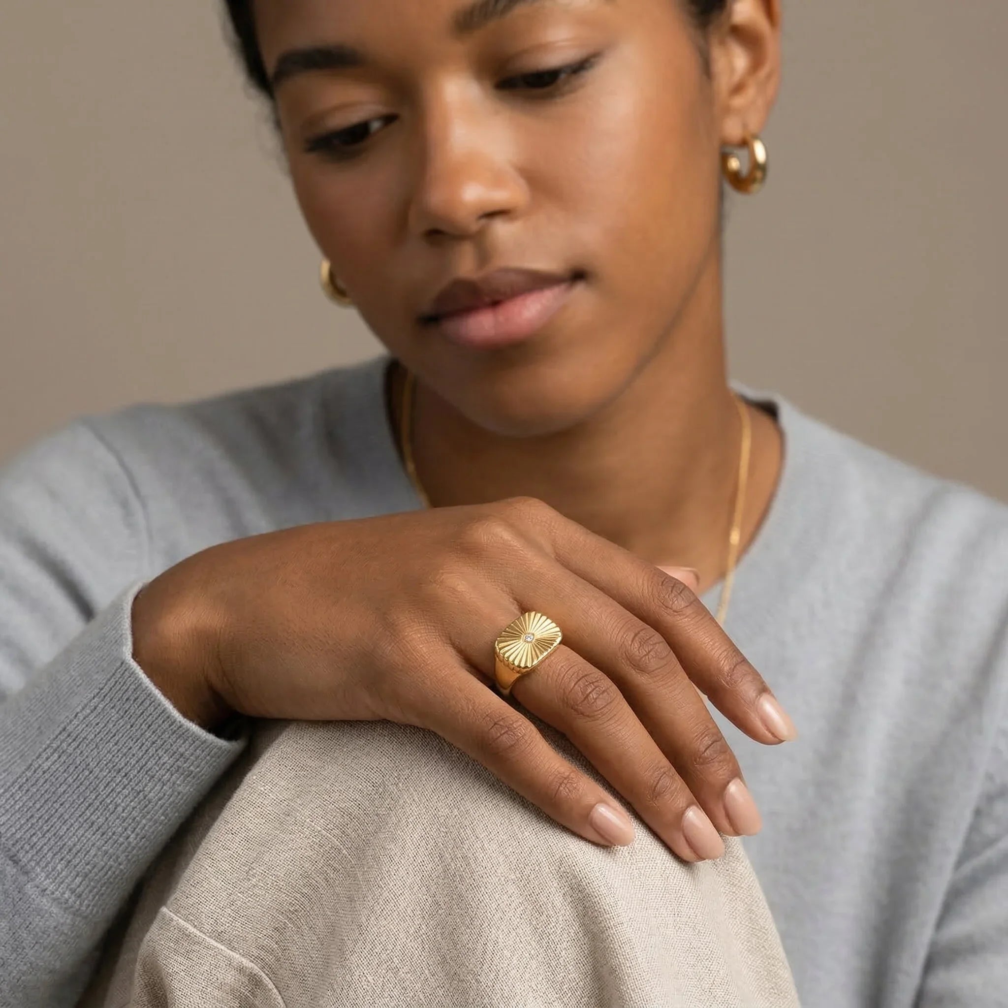 Aglaia Gold Ring Image