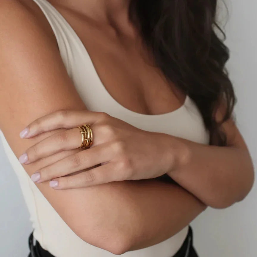 Christabel Diamond Ring Stack Image