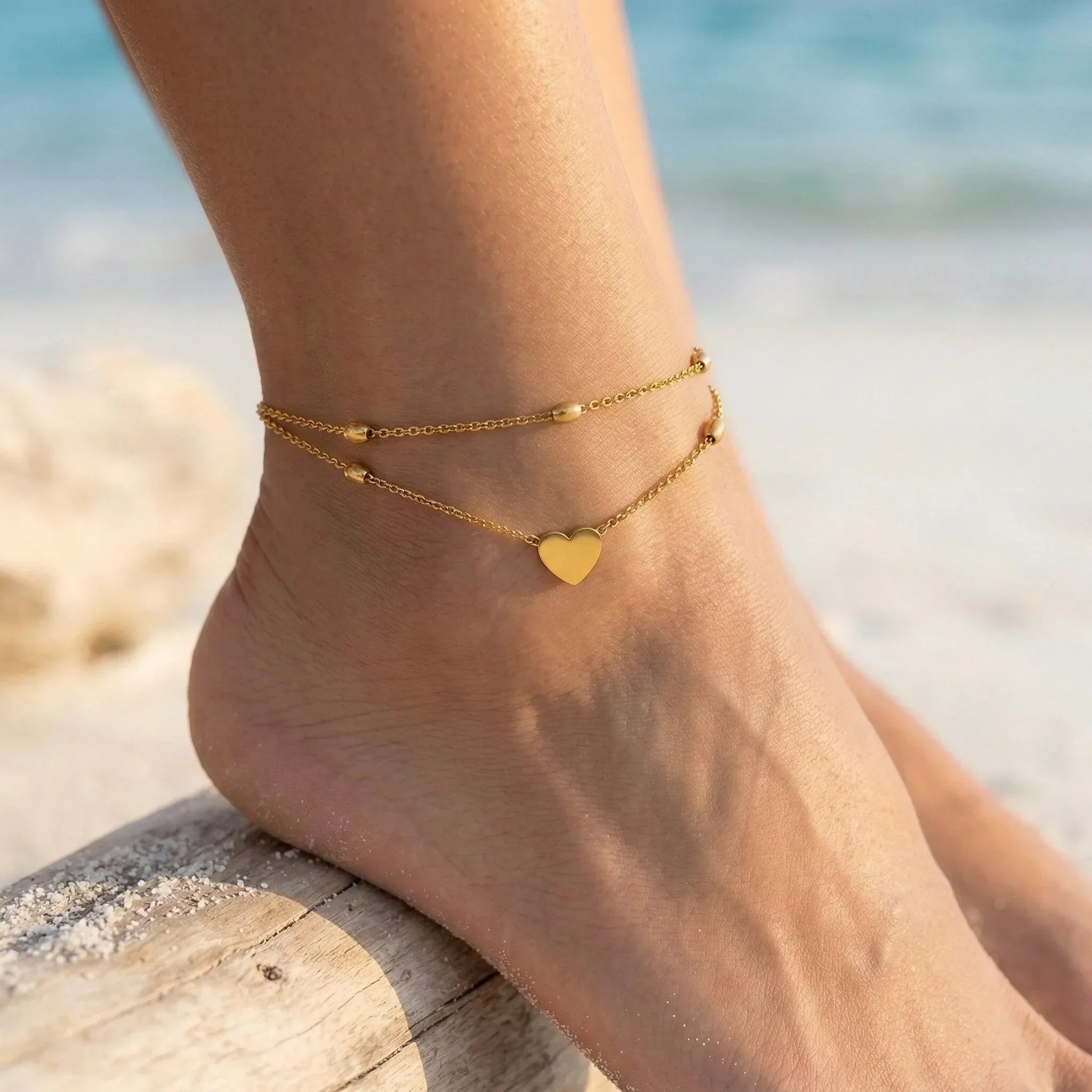 Rowena Gold Anklet Image