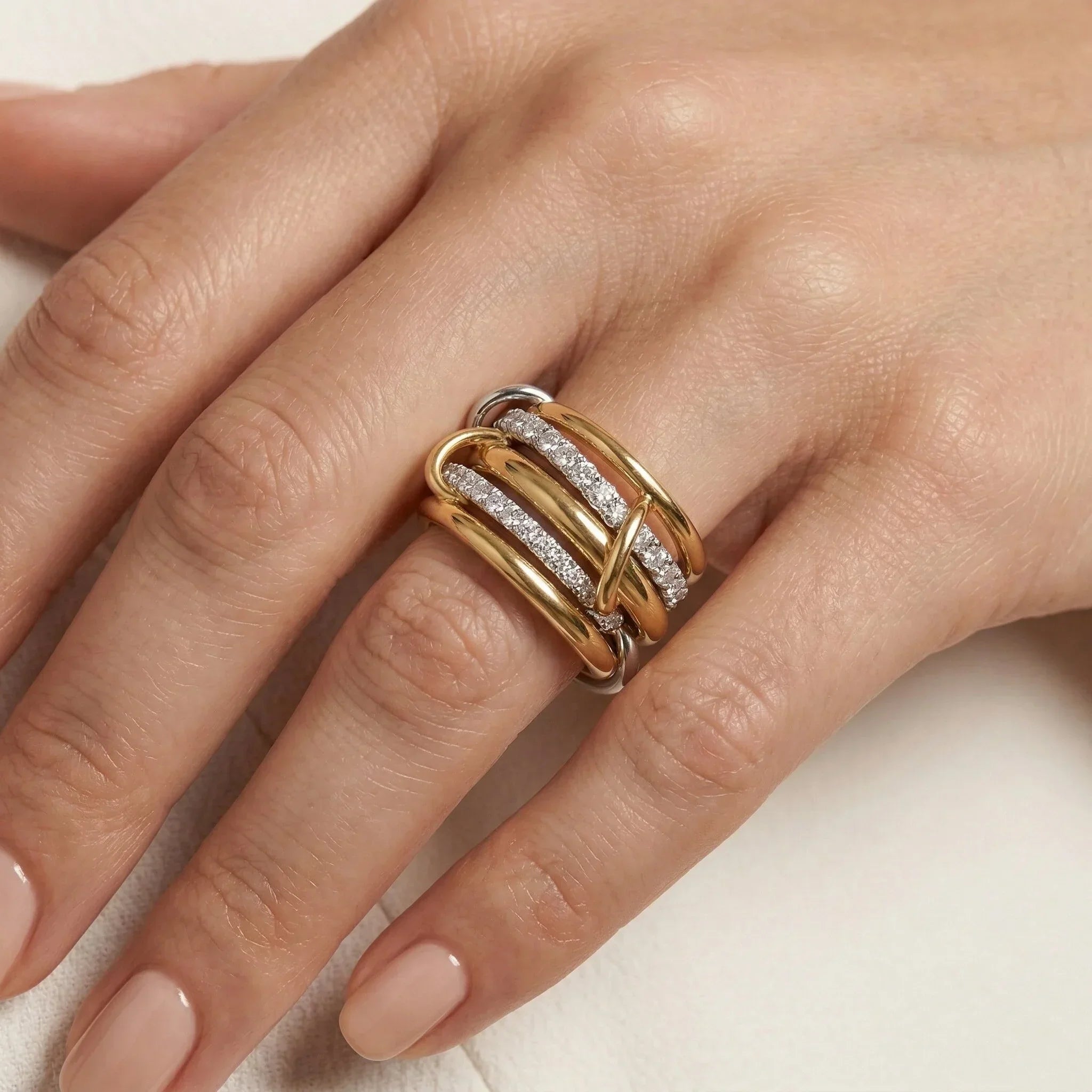 Vera Stacked Diamond Ring Image