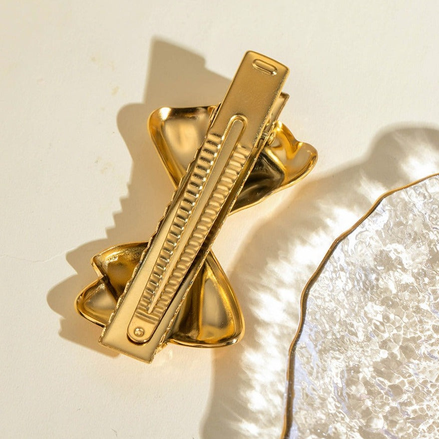 Maureen Gold Hair Clip Image