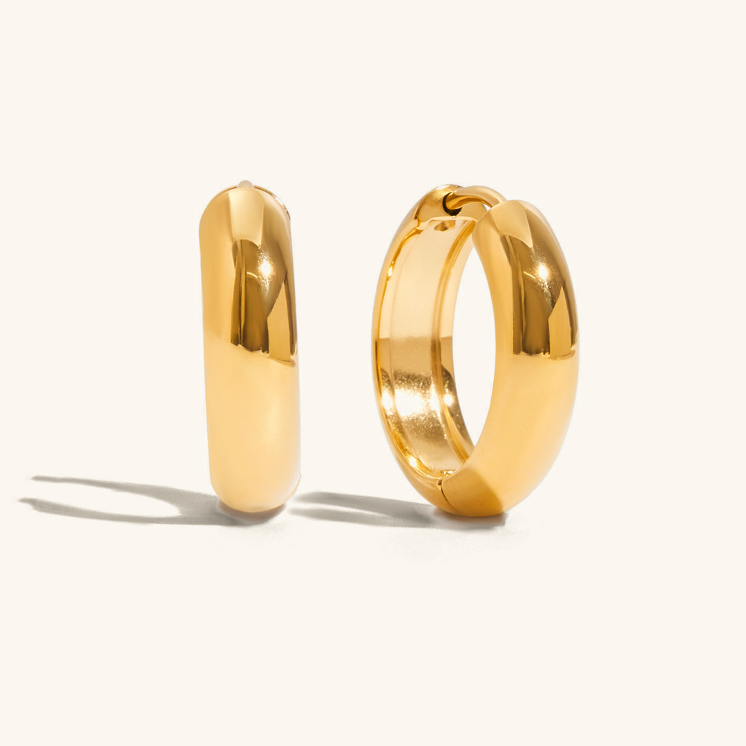 Clarabelle Staple Gold Hoops Bundle