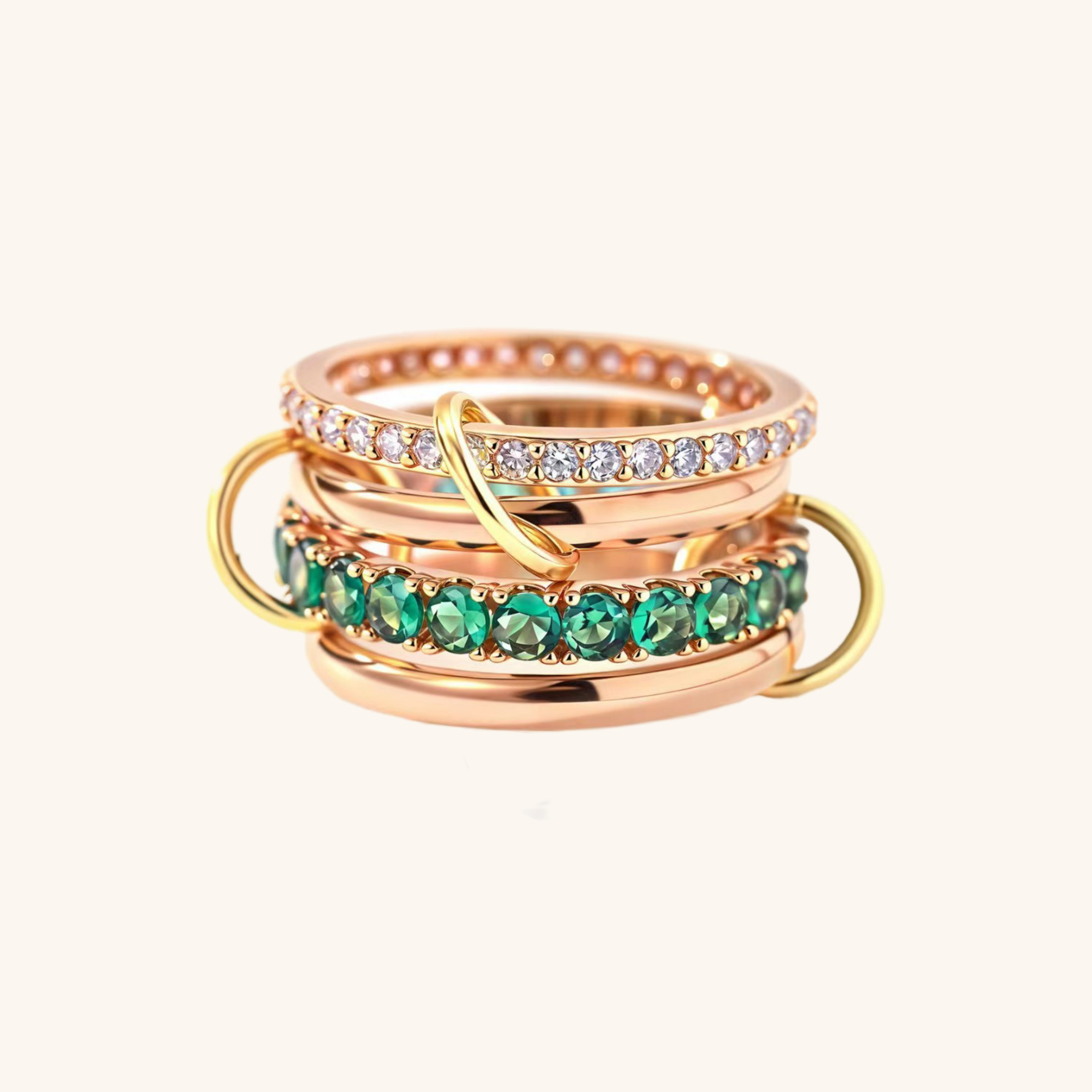 Imani Stacked Diamond Ring Image