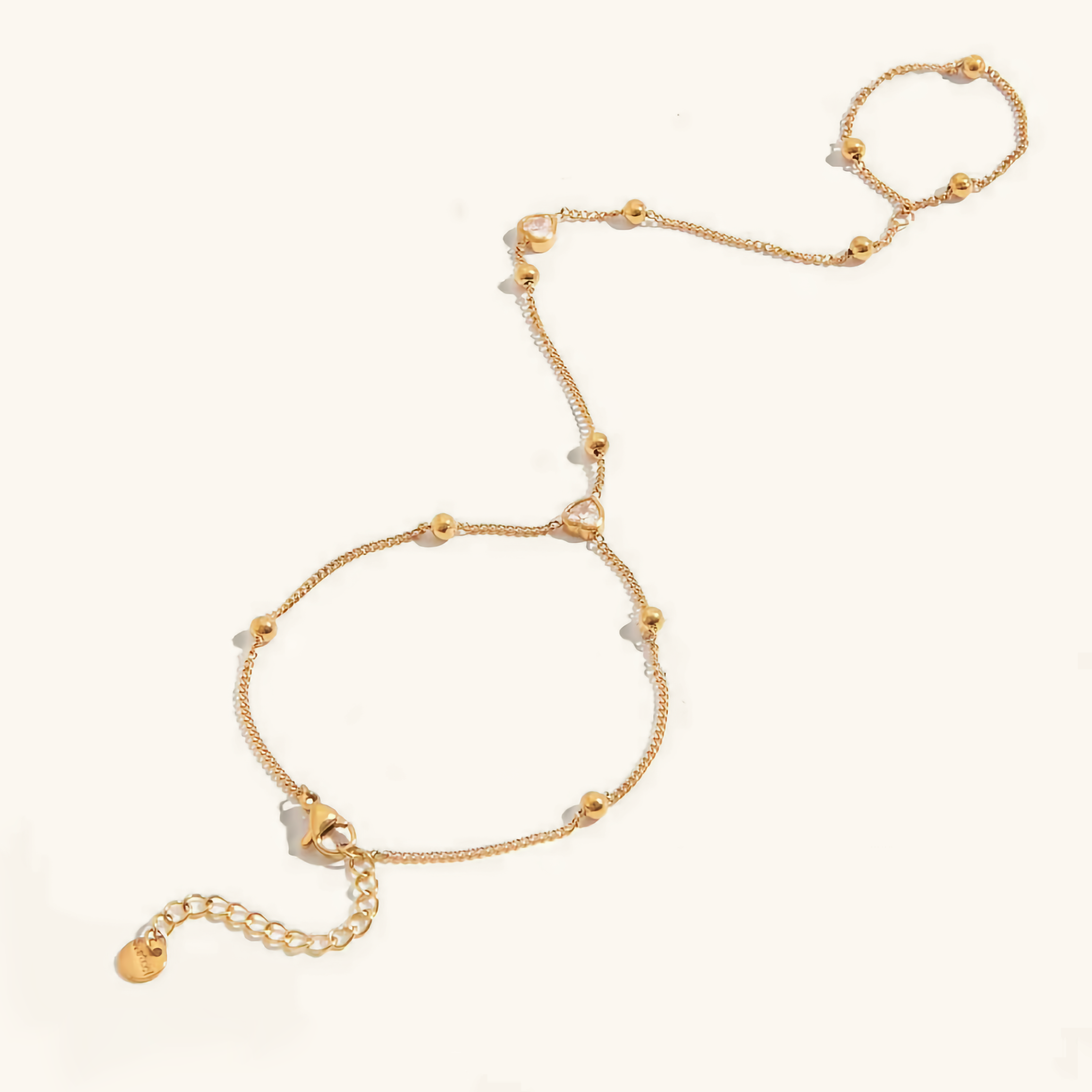 Winslow Gold Hand Chain Image