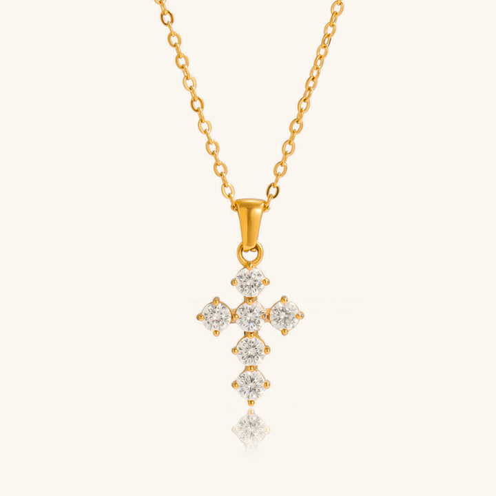 Wynter Diamond Cross Necklace