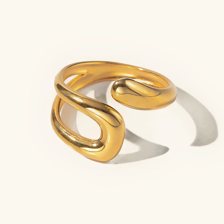 Bernice Open Ended Gold Ring