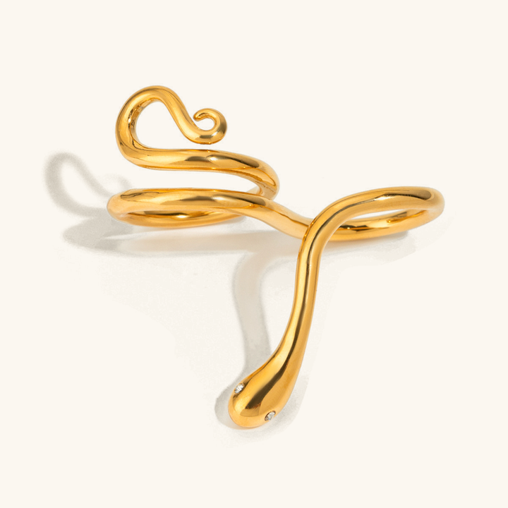 Gemmie Golden Snake Ring