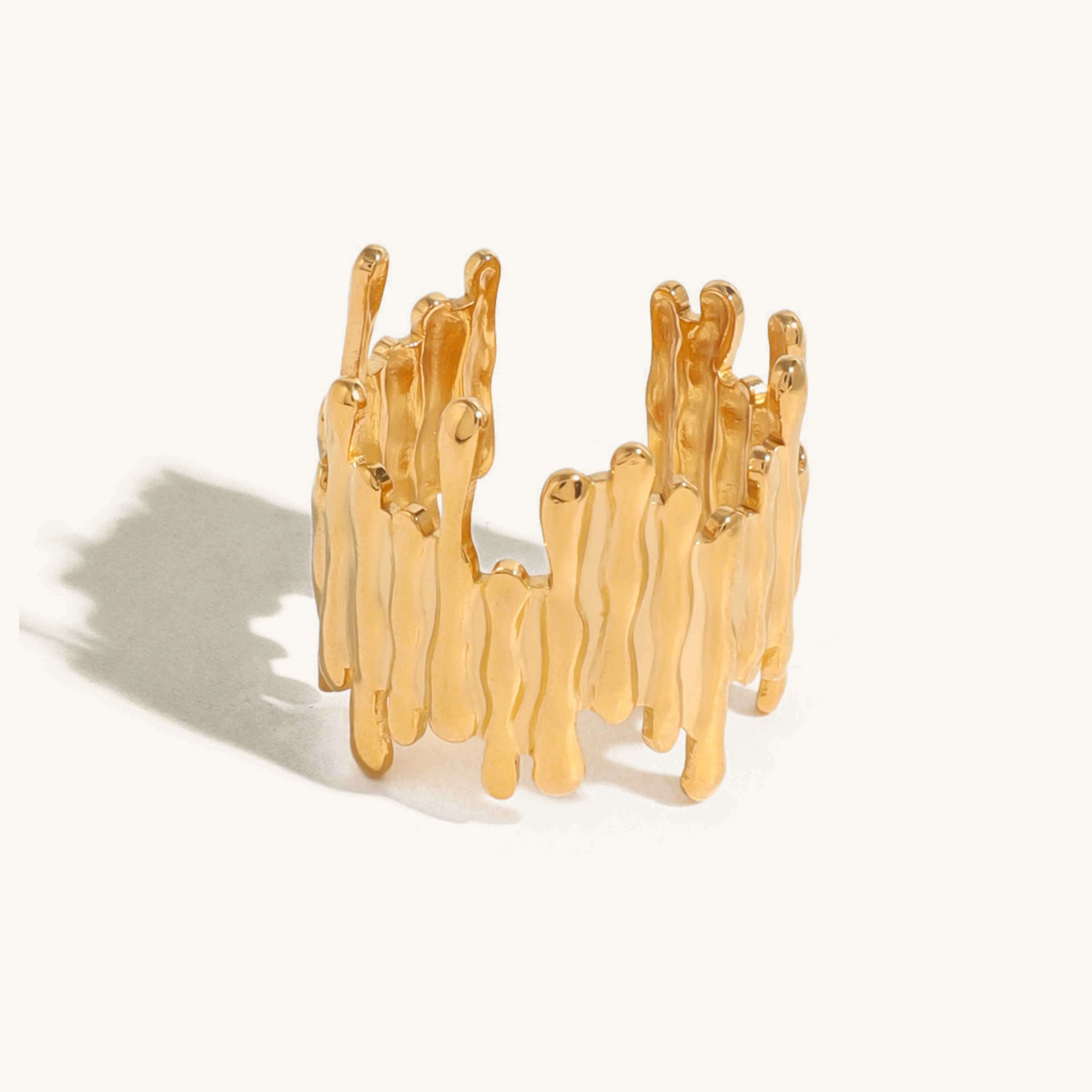 Zoella Abstract Gold Ring Image