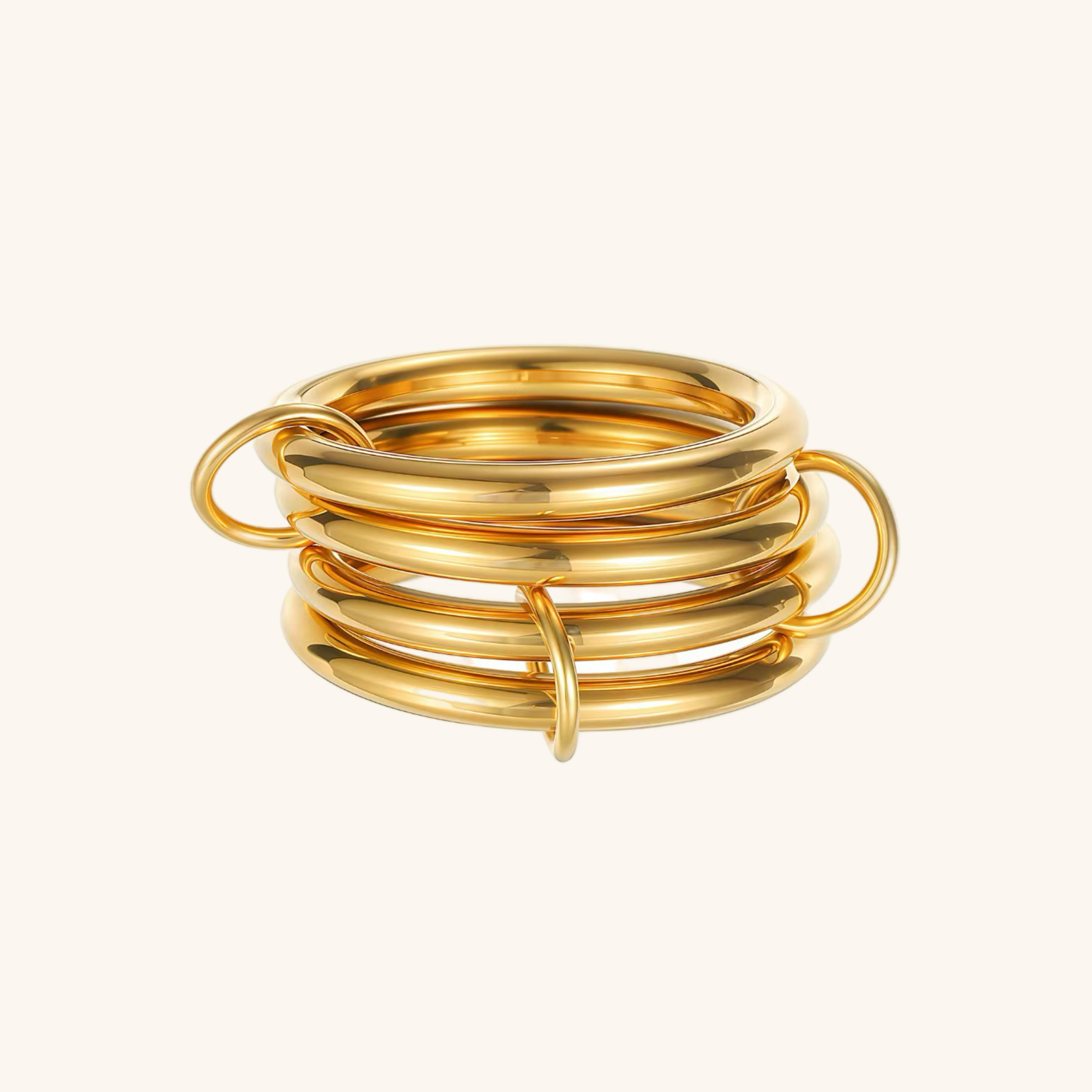 Alexandria Two-Tone Stacked Ring Image
